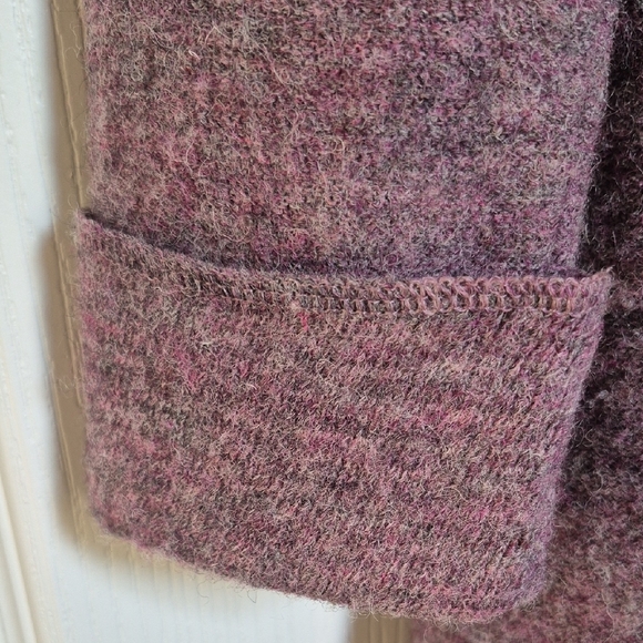 Soft Surroundings Lavender Cardigan with Floral Accents - Picture 6 of 10